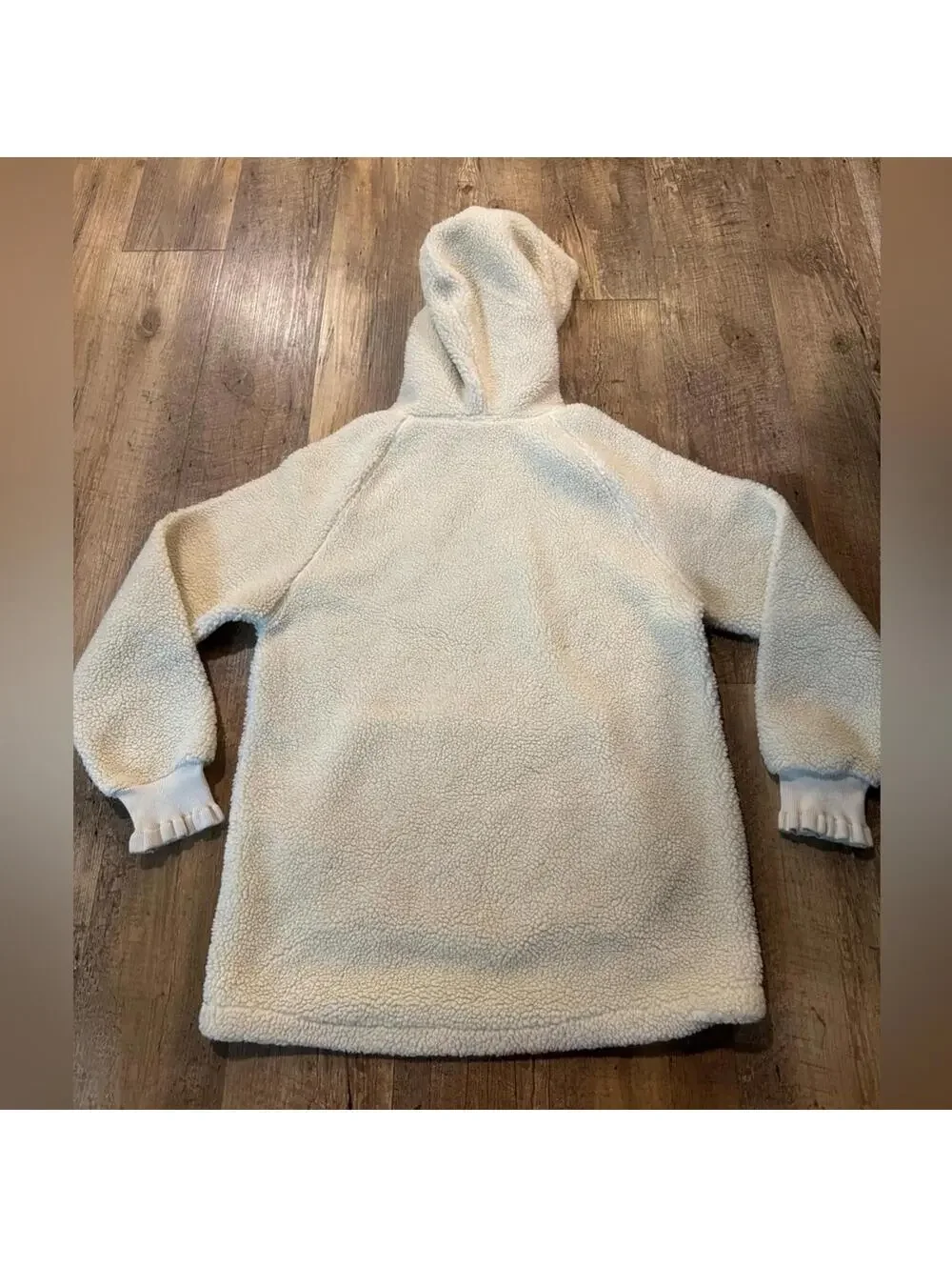 Kate Spade Cream Sherpa Hoodie XS